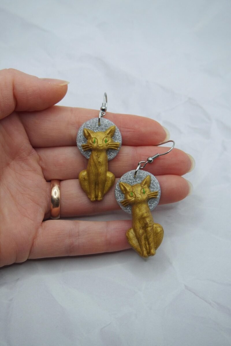 Gold & Silver Dangle Earrings