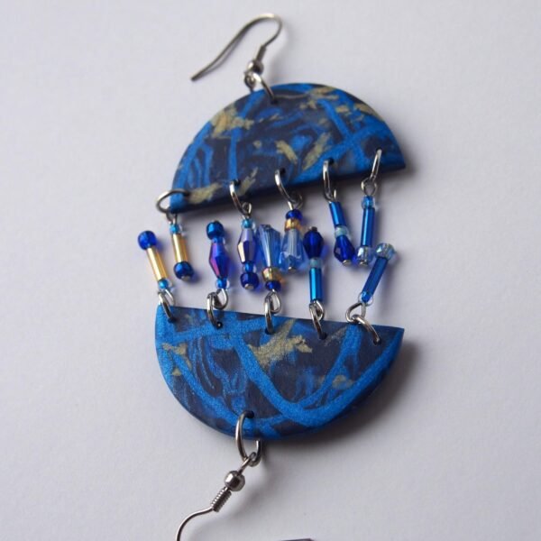 Blue Boho Earrings