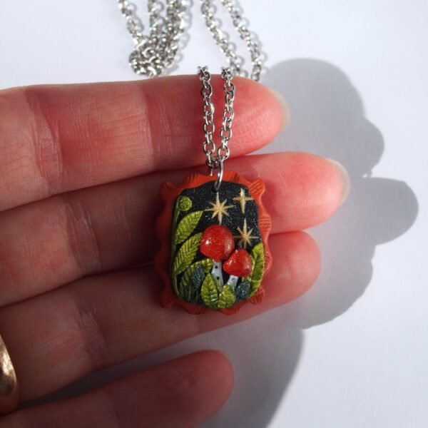 Mystical Mushroom Necklace